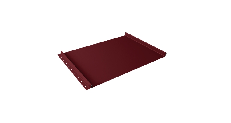 Кликфальц Grand Line 0,5 PE с пленкой на замках RAL 3005 красное вино