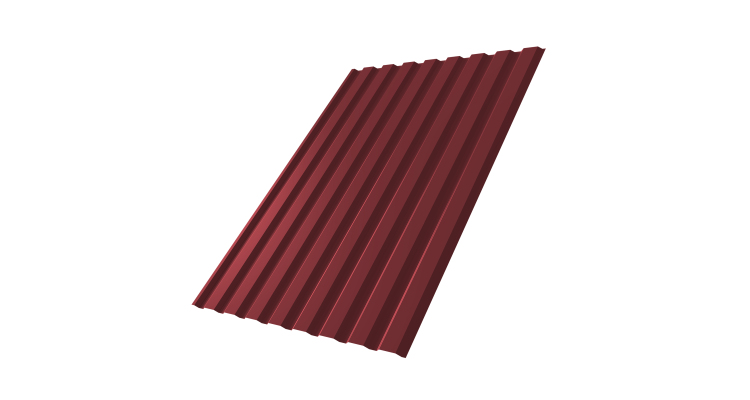 Профнастил С20А 0,45 PE-Double RAL 3005 красное вино