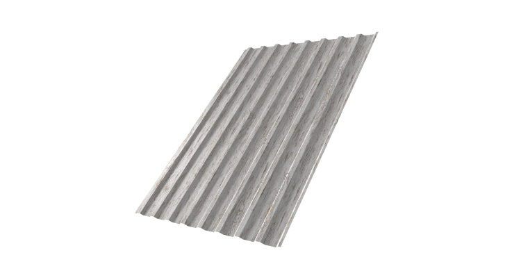 Профнастил С20В 0,45 Print Elite Snow Wood TwinColor