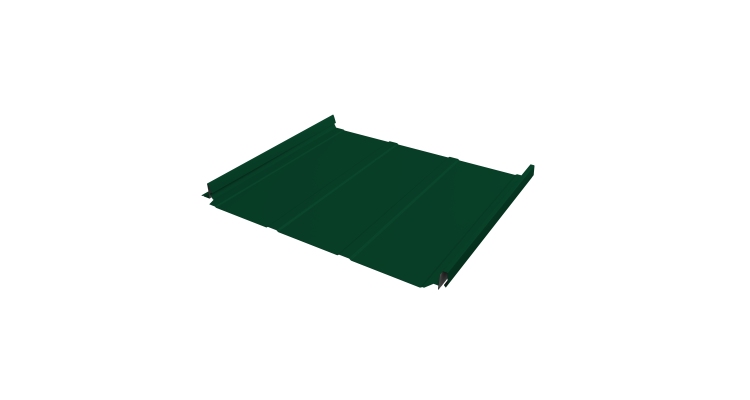 Кликфальц Pro Line Grand Line 0,5 PE с пленкой на замках RAL 6005 зеленый мох