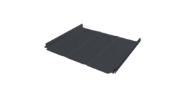 Кликфальц Pro Line Grand Line 0,5 Satin с пленкой на замках RAL 7024 мокрый асфальт