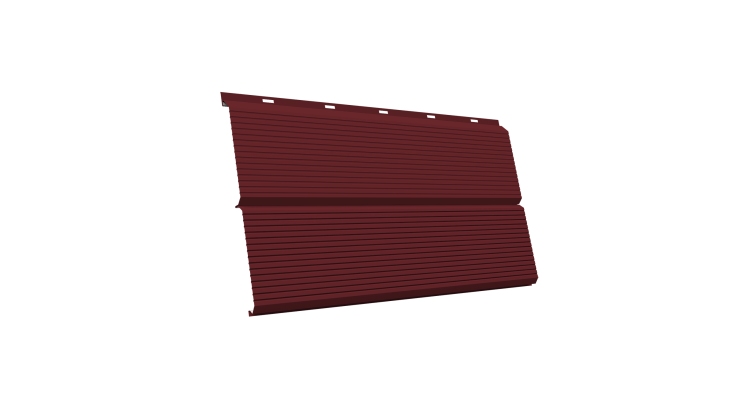 ЭкоБрус 0,345 Gofr GL 0.45 Drap с пленкой RAL 3005 красное вино