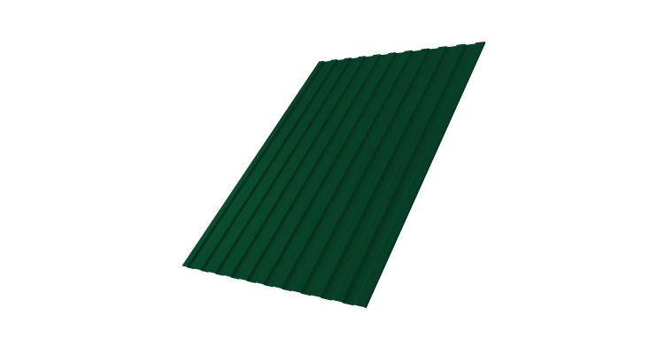 Профнастил С8А 0,4 PE RAL 6005 зеленый мох