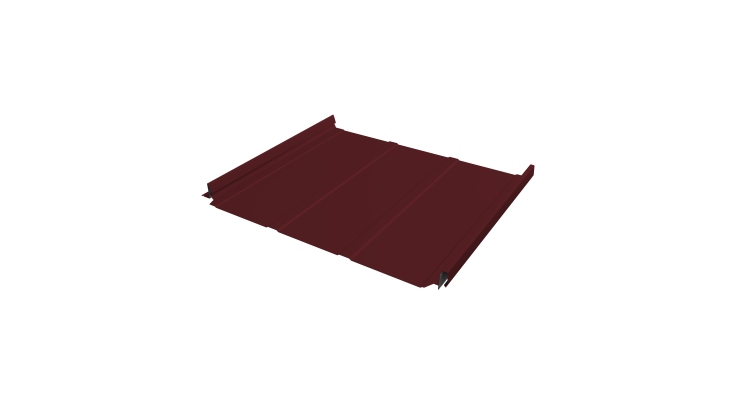 Кликфальц Pro Line Grand Line 0,45 Drap ST с пленкой на замках RAL 3005 красное вино