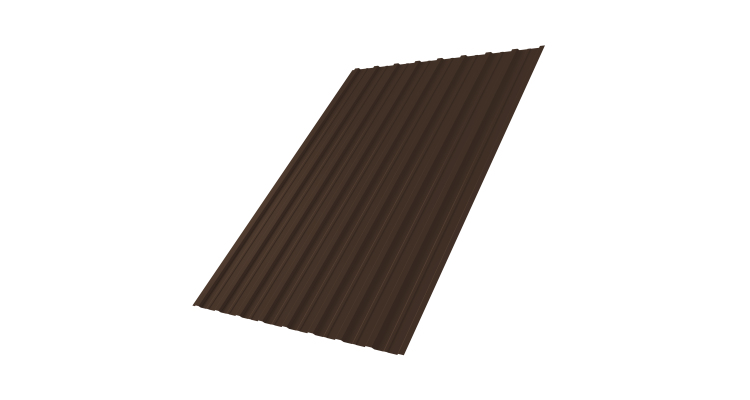 Профнастил С10A 0,45 Drap RAL 8017 шоколад