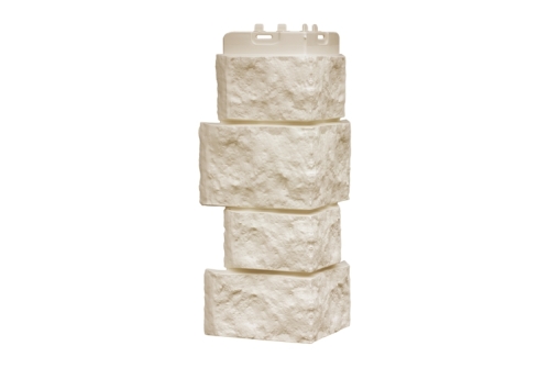 Угол GL Дикий камень Classic молочный