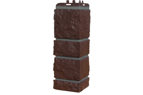 Угол GL Камелот Design шоколадный со швом RAL 7006