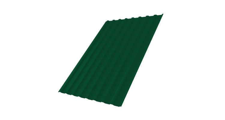 Профнастил С20В 0,5 Satin RAL 6005 зеленый мох