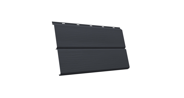 ЭкоБрус 3D 0,345 GL 0.45 Drap TR с пленкой RAL 7024 мокрый асфальт