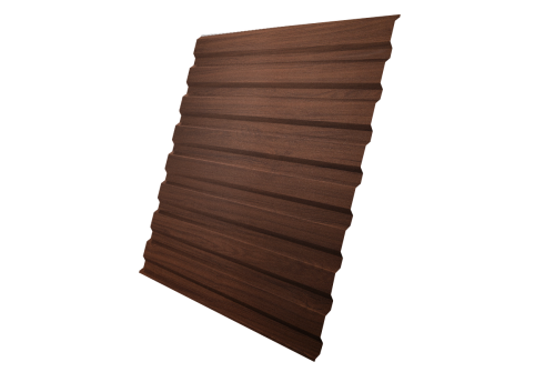 Профнастил С20A 0.45 Print Elite Choco Wood TwinColor