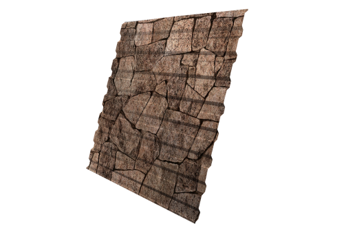 Профнастил С20A 0.45 Print Elite King Stone TwinColor
