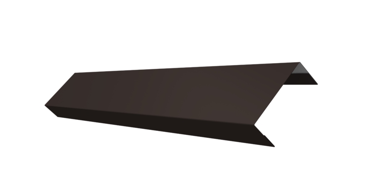 Ламель обратная 50 забора жалюзи Texas 0.5 Satin Matt TX RR 32 темно-коричневый