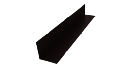 Угол внутренний 50х50 0,5 Drap TX RAL 9005 черный (3м)