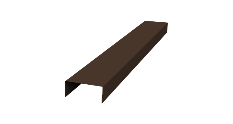 Крышка 45х20 жалюзи Texas 0,5 PurPro RAL 8017 шоколад (2м)