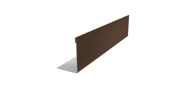 Нащельник 150 Texas 25х35 0,5 Satin Matt RAL 8017 шоколад (L1,5)