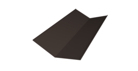 Планка ендовы нижней 300х300 0,45 Drap-double TX RR 32 темно-коричневый (3м)