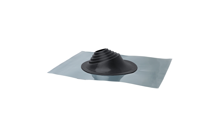 Проходной элемент MF угловой №1 (75-200мм) +185 EPDM (металлический окрашенный фланец) темно-серый