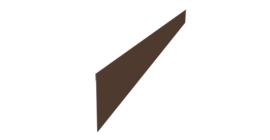 Ламель забора жалюзи Palermo 0,5 Drap RAL 8017 шоколад