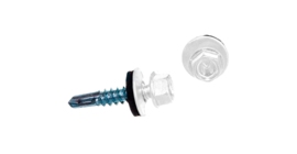 Саморез по металлу Daxmer 5,5х25 RAL 9003 (250) сверло №3