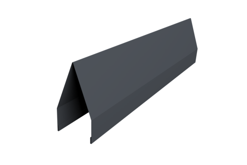 Ламель забора жалюзи Tokyo 0,45 PE-Double с пленкой RAL 7024 мокрый асфальт