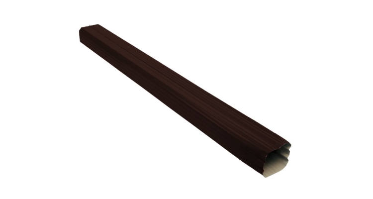 Труба прямоугольная Vortex Matt 1м RAL 8017